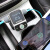 現代車載充電器車載ビデオMP 3音楽Bluetoothプレーヤーの大画面はFM送信受信機が電話自動車充電器を持たないことを示しています。