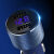 ロック(ROCK)車載充電器車充シガラター5 V/3.4 AダブルUSBケーブル2電圧検出LEDインテリジェントデジタルシスタ-ブルー