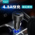 ロマ仕AU 24 P車載充電器5 V 4.8 A快速充電器インテリジェントデジタルUSB出力サポートアップル/Android 7重安全防護黒